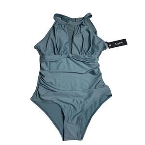 Tempt Me High Neck One-Piece Swimsuit (Size XS)
